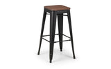 Grafton Bar Table with 4 Grafton Backless Bar Stools