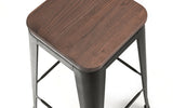 Grafton Bar Table with 4 Grafton Backless Bar Stools