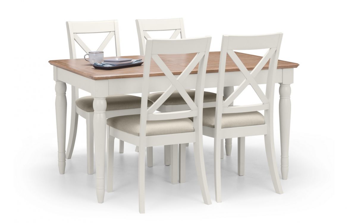 Provence Dining Table Set with 4 Chairs