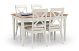 Provence Dining Table Set with 4 Chairs