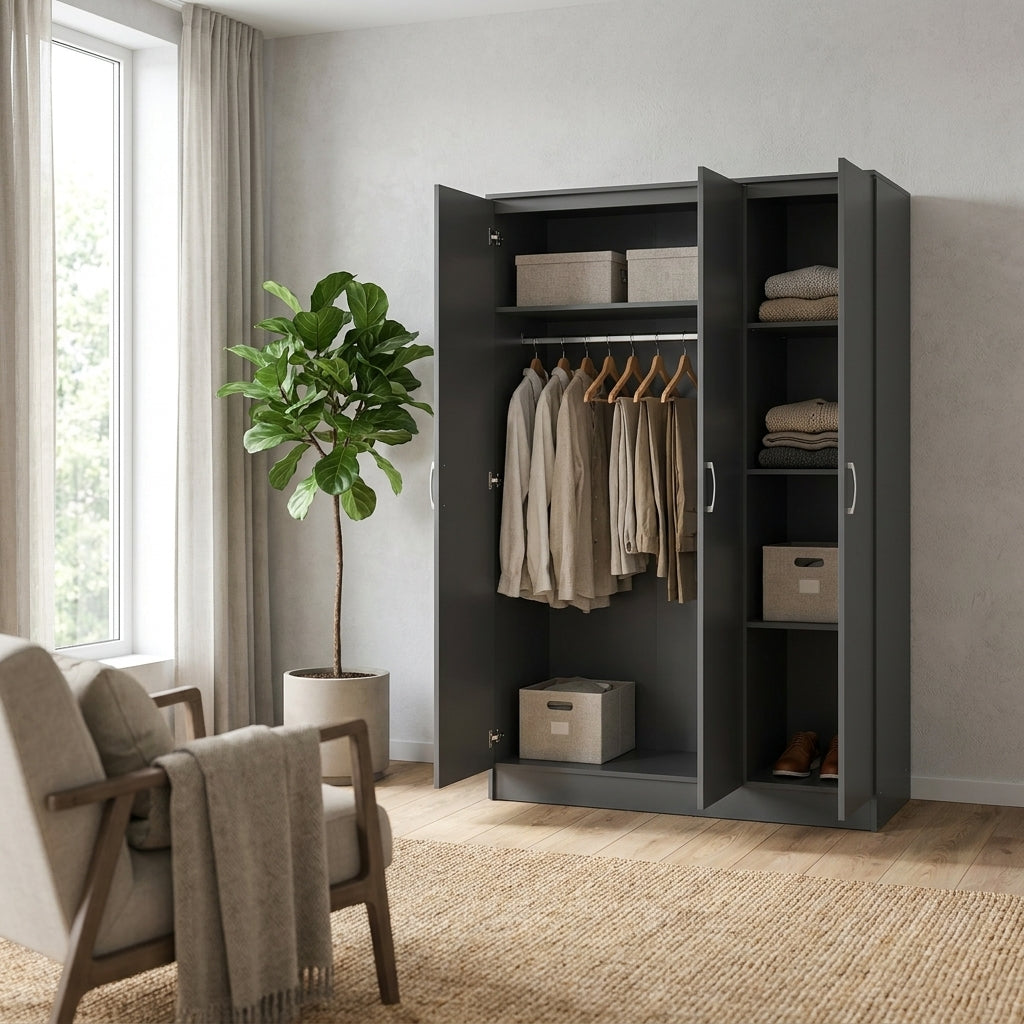 Highbury 3 Door Triple Wardrobe