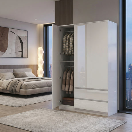 Soho 3 Door 2 Drawer Triple Wardrobe