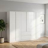 Malvern 6 Door 2 Drawer Wardrobe