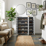 Euston Modern 3 Door Shoe Storage Cabinet