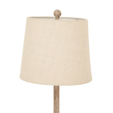 Chiaro Candlestick Table Lamp with Linen Shade