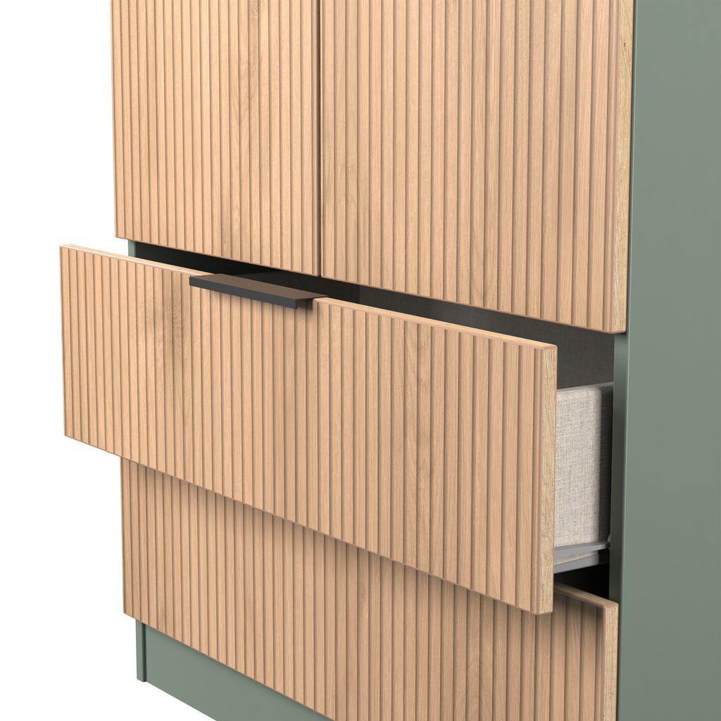 Java 2 Drawer 2 Door Double Wardrobe