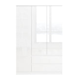 Soho 3 Door Wardrobe, 5 Drawer Chest & Bedside Tables 4 Piece Bedroom Set