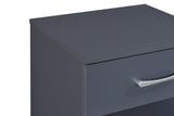 Highbury 1 Drawer Open Shelf Bedside Table