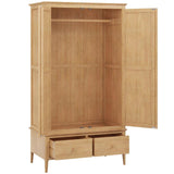 Huron 2 Door 2 Drawer Double Wardrobe