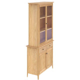 Saxon 4 Door 2 Drawer Display Cabinet