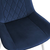 2 Alice Velvet Dining Chairs - TGC