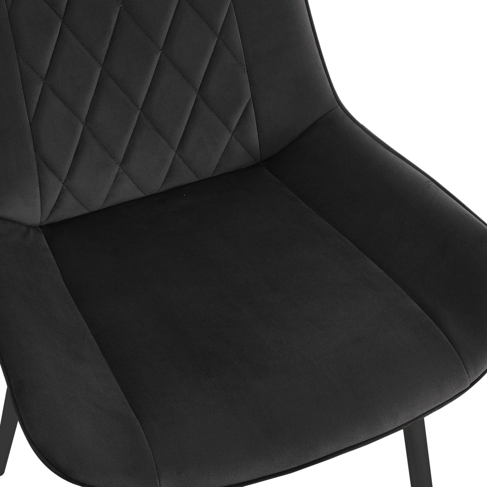 2 Alice Velvet Dining Chairs - TGC