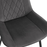 2 Alice Velvet Dining Chairs - TGC