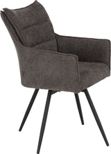 2 Lewis Carver Swivel Chair High Arms - Seconique