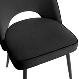 2 Tilly Velvet Dining Chairs - TGC