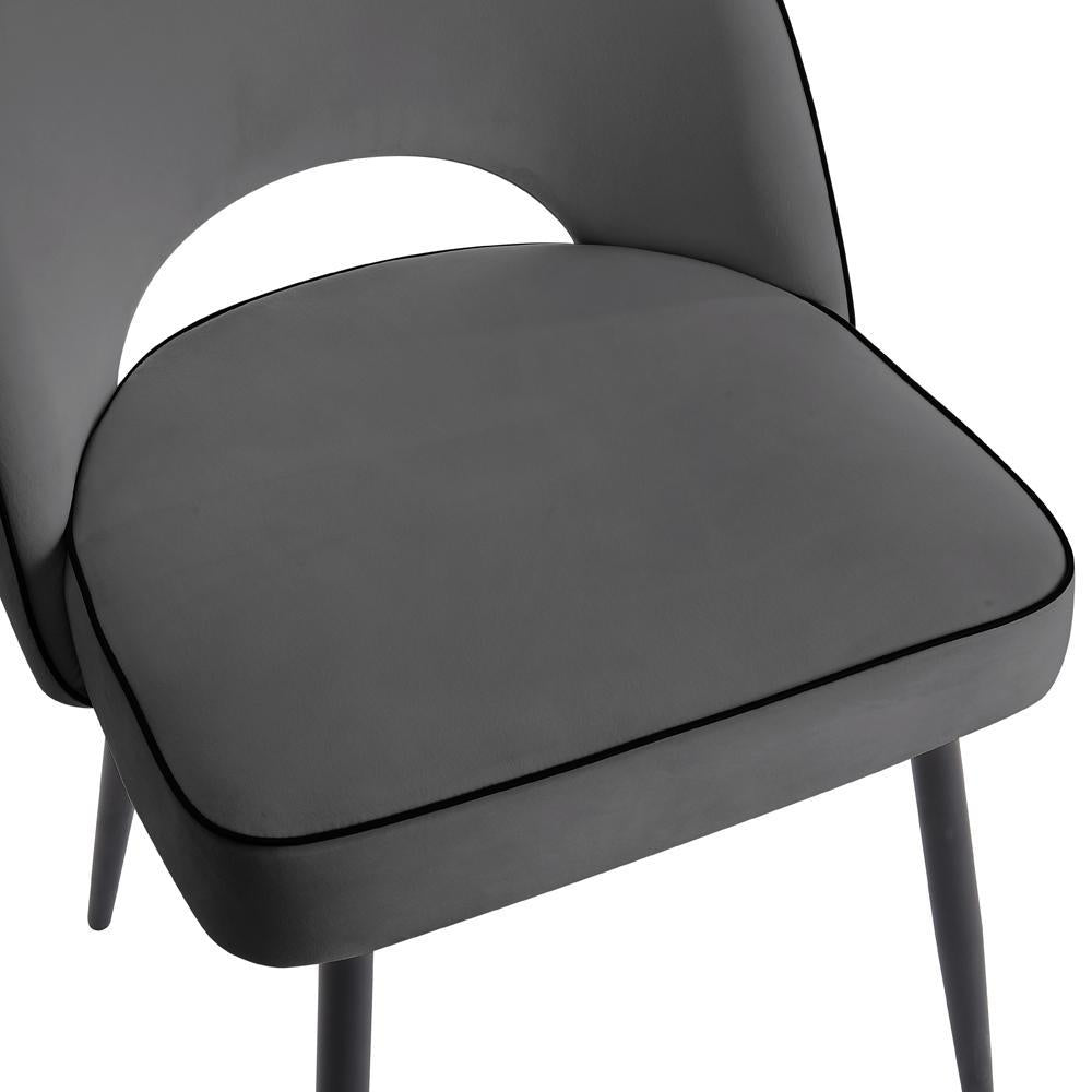 2 Tilly Velvet Dining Chairs - TGC