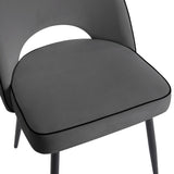 2 Tilly Velvet Dining Chairs - TGC
