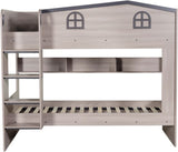 Hector 3ft Single Kids House Bunk Bed