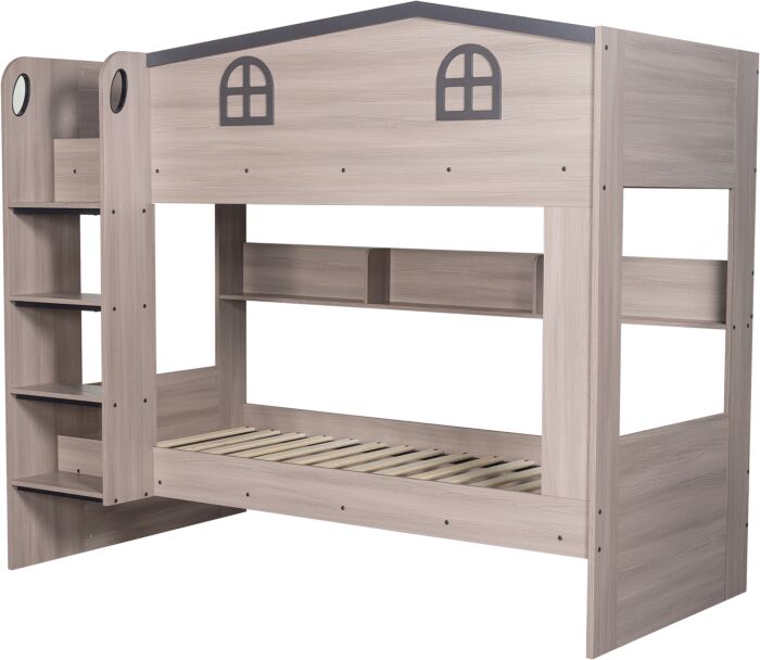 Hector 3ft Single Kids House Bunk Bed