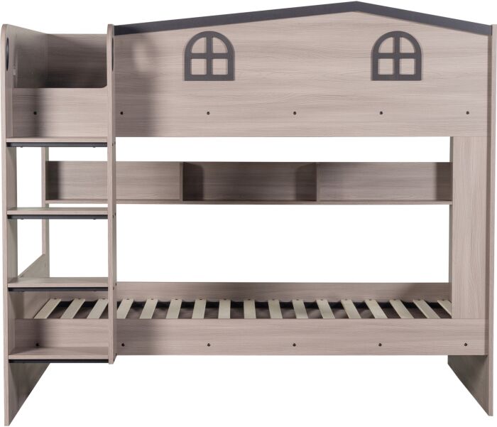 Hector 4ft Small Double Kids House Bunk Bed