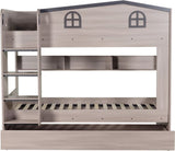 Hector Kids 3ft House Bunk Bed with Pull-Out Trundle Bed