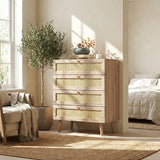 Willow Rattan 2 Door Wardrobe 3 Piece Bedroom Set