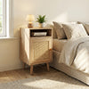 Willow Rattan 1 Door Bedside Table