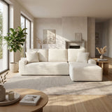 Cove Boneless Compressed Corner Chaise Sofa