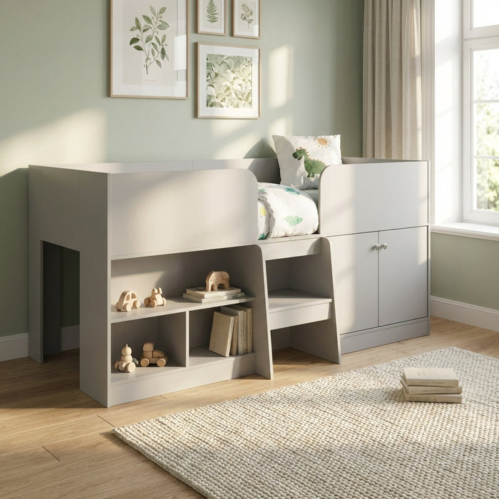 Nova Light Grey Children’s Low Sleeper Bed