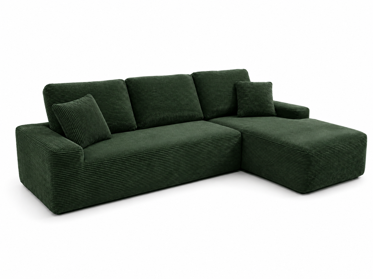 Cove Boneless Compressed Corner Chaise Sofa