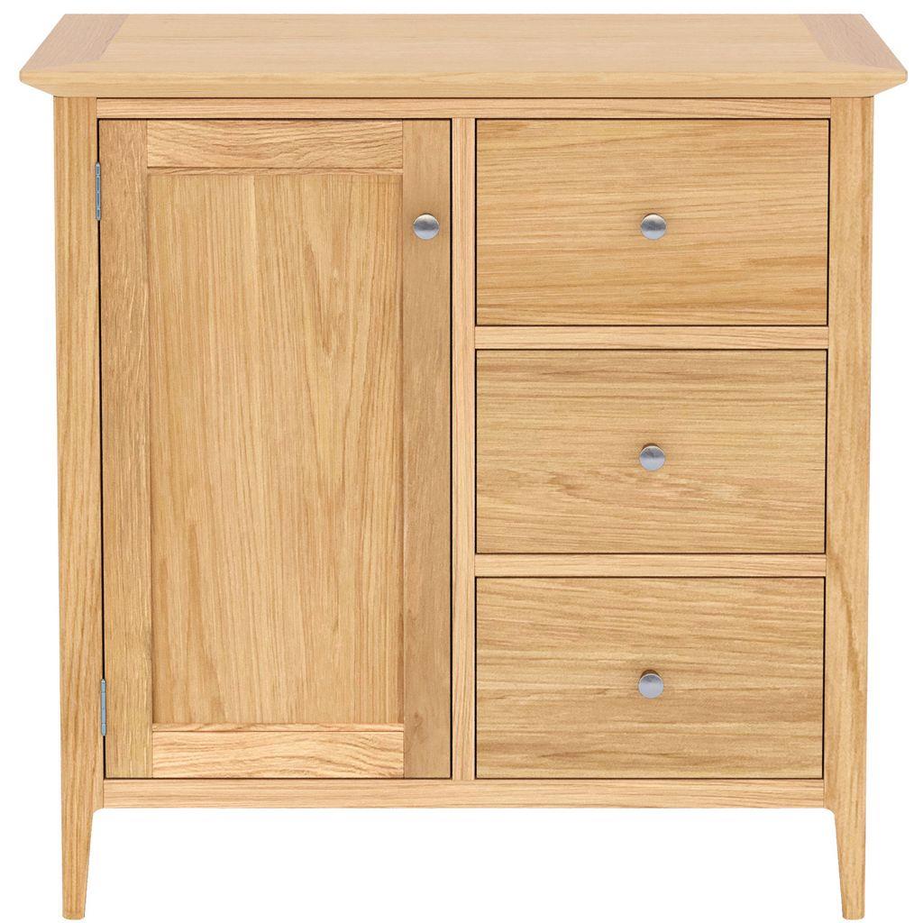 Saxon 1 Door 3 Drawer Hallway Cabinet