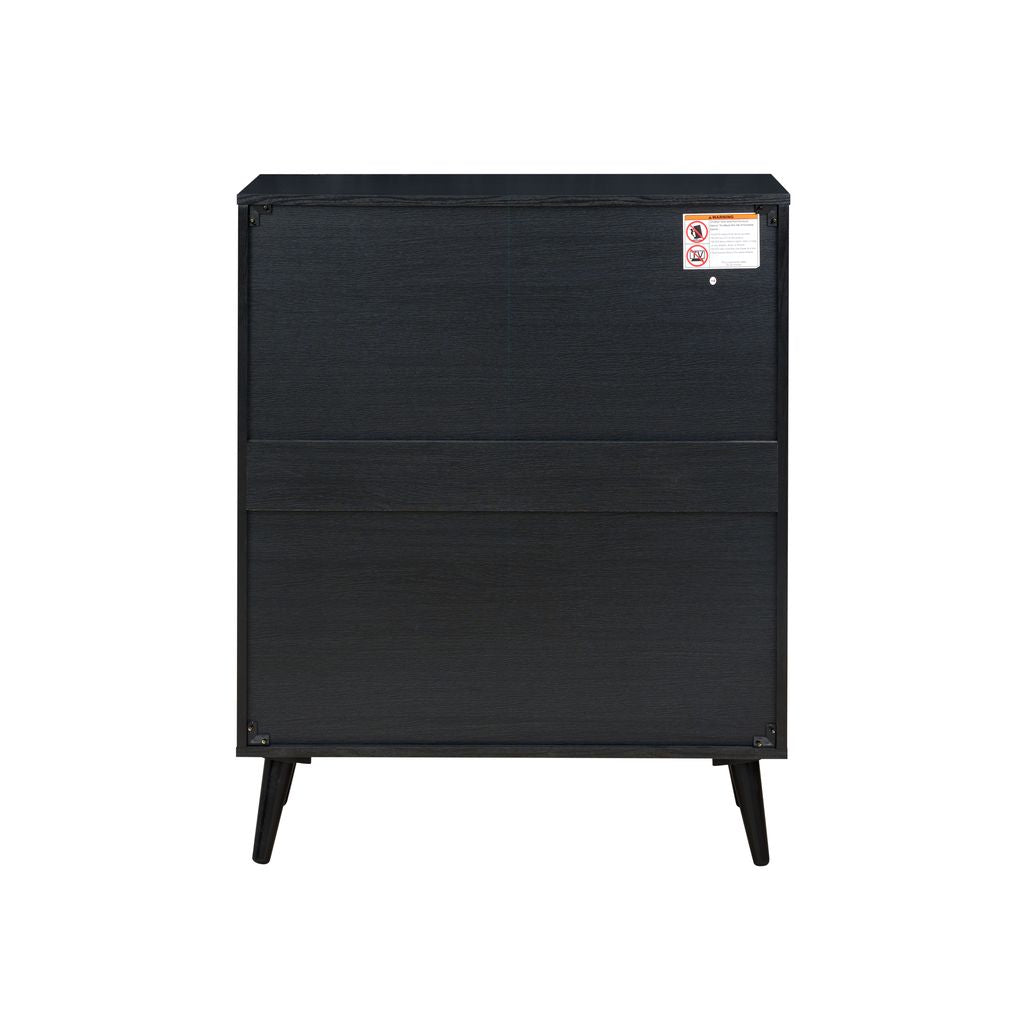 Manila Rattan 3 Piece Bedroom Set with 2 Door Wardrobe, Bedside Table & Chest of 3+2 Drawers