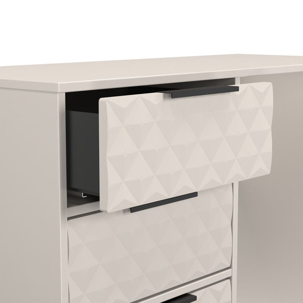 Harlequin 4 Drawer Pedestal Desk