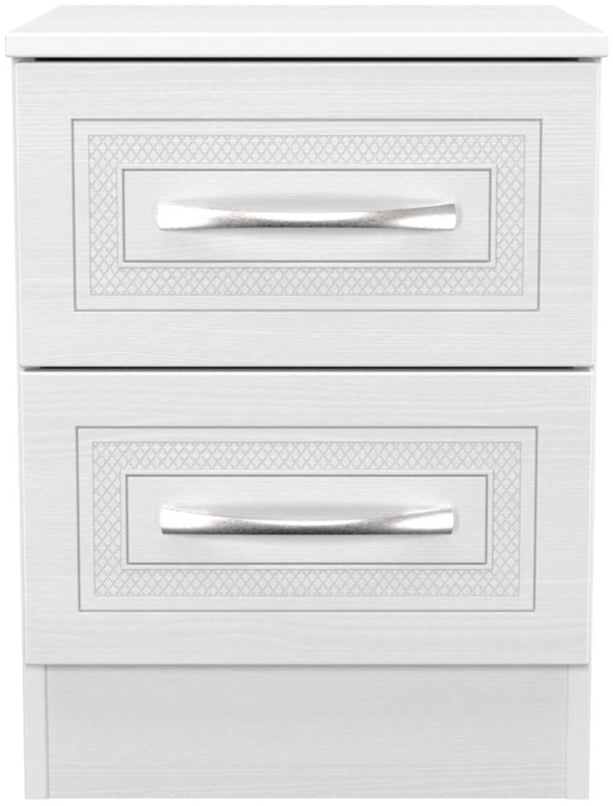 Dorset 2 Drawer Bedside Table