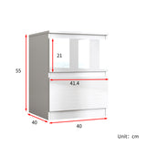 Soho 3 Door Wardrobe, 6 Drawer Chest & Bedside Tables 4 Piece Bedroom Set