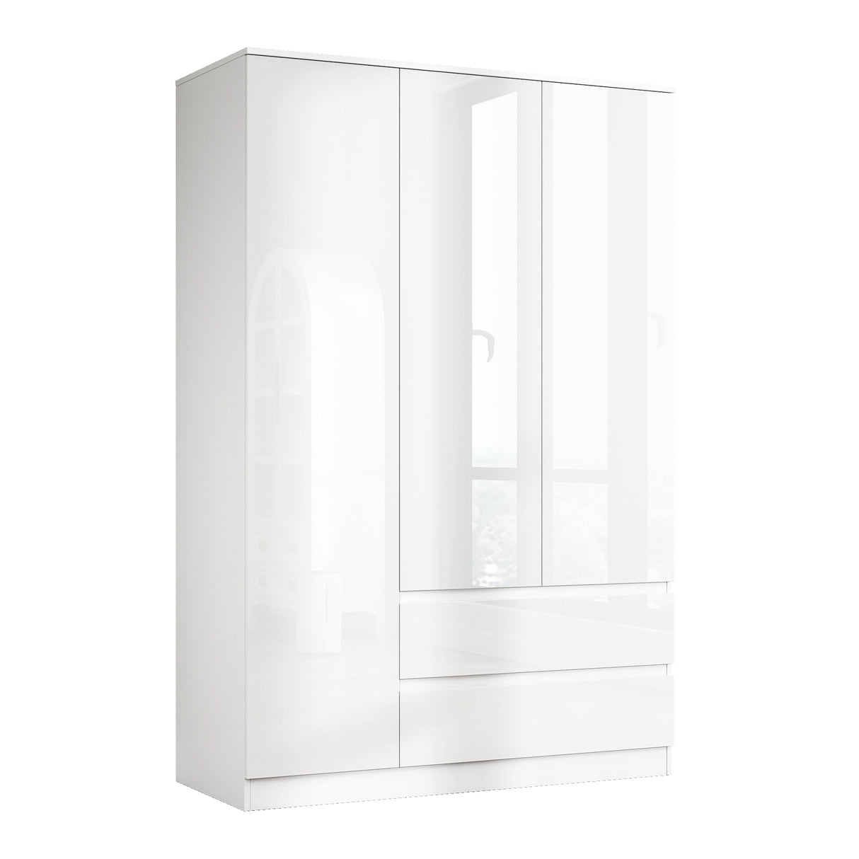 Soho 3 Door Wardrobe, 4 Drawer Chest & Bedside Tables 4 Piece Bedroom Set