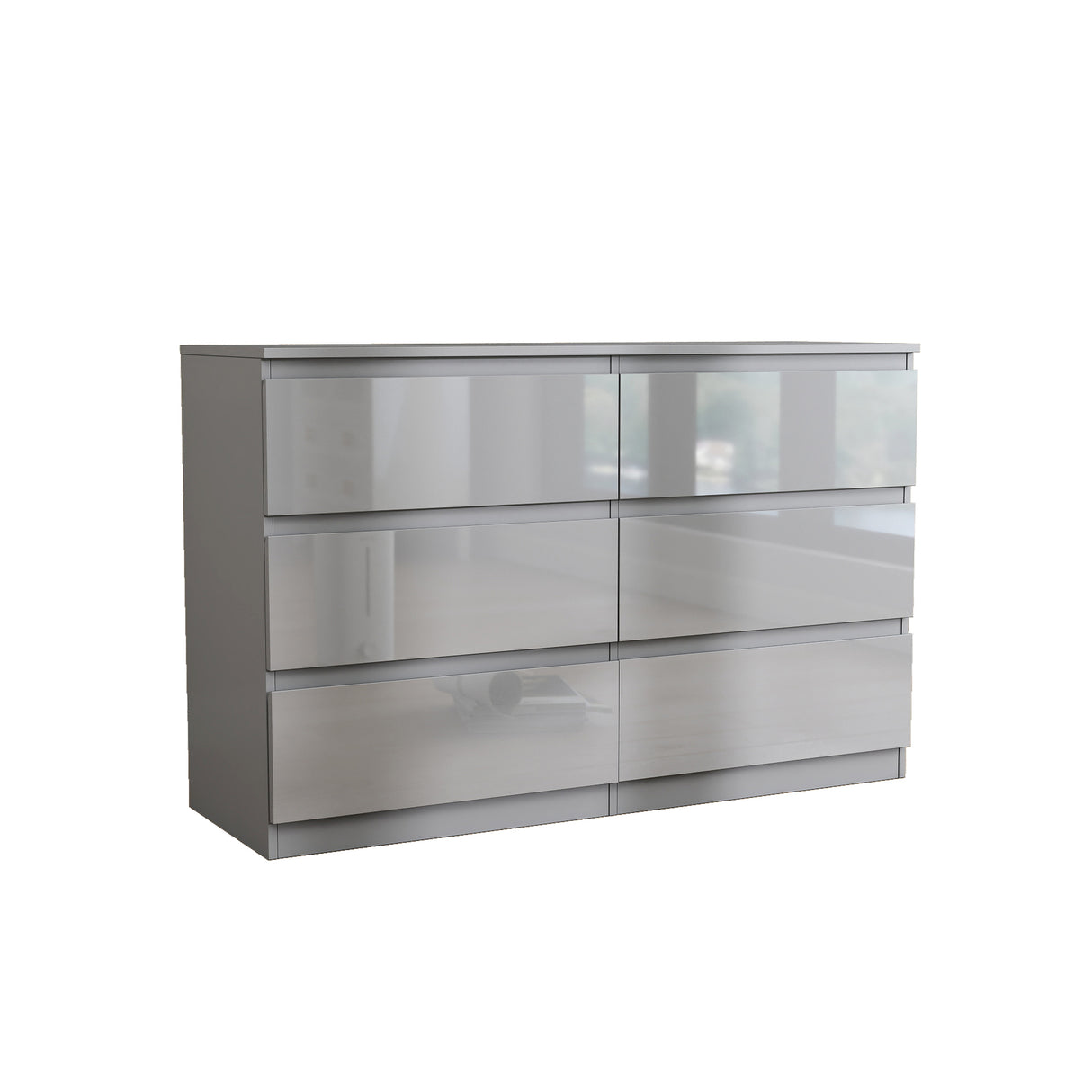 Soho 2 Door Wardrobe, 6 Drawer Chest & Bedside Table Bedroom Set