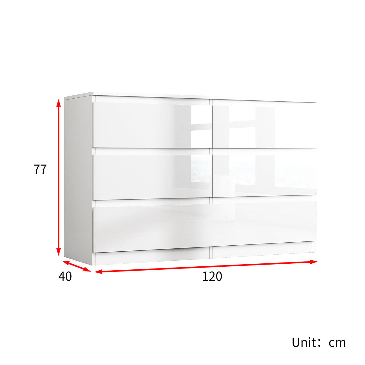 Soho 2 Door Wardrobe, 6 Drawer Chest & Bedside Tables 4 Piece Bedroom Set