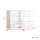 Soho 2 Door Wardrobe, 6 Drawer Chest & Bedside Tables 4 Piece Bedroom Set