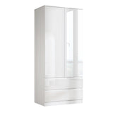 Soho 2 Door Wardrobe, 6 Drawer Chest & Bedside Tables 4 Piece Bedroom Set