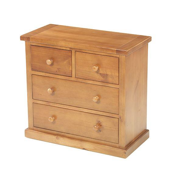 Verde 2+2 Drawer Chest of Drawers