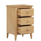 Huron 3 Drawer Bedside Table