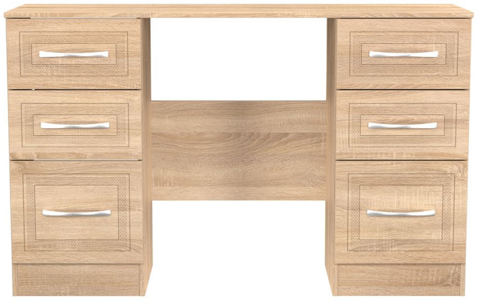 Dorset 6 Drawer Double Pedestal Desk
