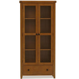 Bryce 2 Door 1 Drawer Display Cabinet