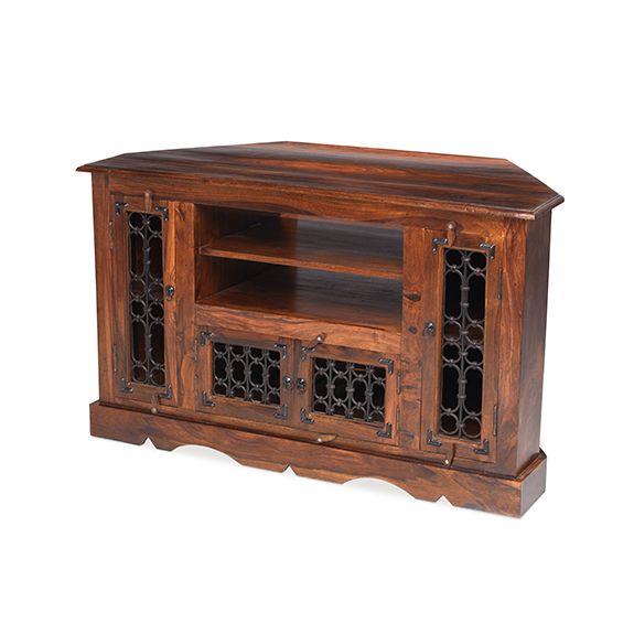 Denali 2 Door 2 Drawer Corner TV Unit