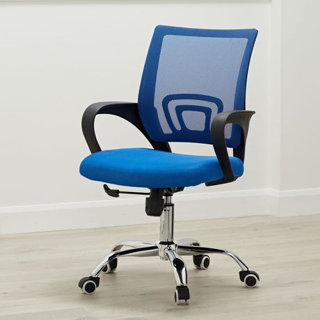 Tate White Mesh Back Office Chair