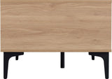 Miami Ridged 2 Drawer Fluted Coffee Table