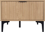 Miami Ridged 2 Drawer Fluted Coffee Table