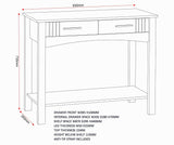 Tessa 2 Drawer Console Table