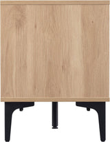 Miami Ridged 140cm 2 Door TV Unit with Shelves